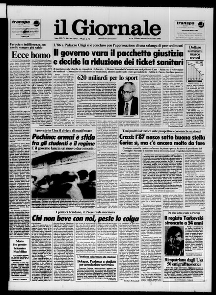 Il giornale : quotidiano del mattino